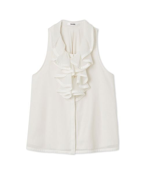 SNIDEL（スナイデル）の「クラシックブラウス（シャツ/ブラウス・レディース・ライトベージュ/チェック/ホワイト・F）」の22枚目の写真