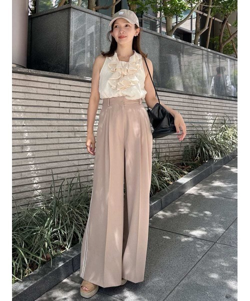 SNIDEL（スナイデル）の「クラシックブラウス（シャツ/ブラウス・レディース・ライトベージュ/チェック/ホワイト・F）」の18枚目の写真