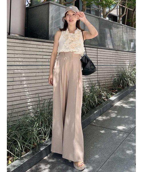 SNIDEL（スナイデル）の「クラシックブラウス（シャツ/ブラウス・レディース・ライトベージュ/チェック/ホワイト・F）」の20枚目の写真