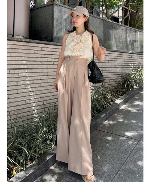 SNIDEL（スナイデル）の「クラシックブラウス（シャツ/ブラウス・レディース・ライトベージュ/チェック/ホワイト・F）」の21枚目の写真