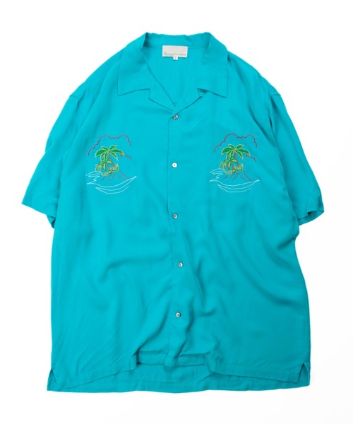 Universal Style Wear(ユニバーサルスタイルウェア)の「Universal Style Wear パナマ スカ シャツ(シャツ/ブラウス・メンズ・ブラック/オフホワイト/ブルー/グリーン・MEDIUM/LARGE/X-LARGE)」の13枚目の写真