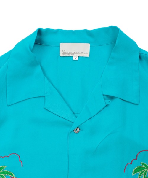 Universal Style Wear(ユニバーサルスタイルウェア)の「Universal Style Wear パナマ スカ シャツ(シャツ/ブラウス・メンズ・ブラック/オフホワイト/ブルー/グリーン・MEDIUM/LARGE/X-LARGE)」の15枚目の写真