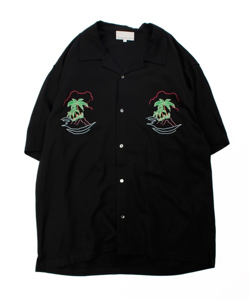 Universal Style Wear(ユニバーサルスタイルウェア)の「Universal Style Wear パナマ スカ シャツ(シャツ/ブラウス・メンズ・ブラック/オフホワイト/ブルー/グリーン・MEDIUM/LARGE/X-LARGE)」の22枚目の写真