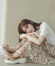 【0サイズ】トッカ　花柄スカートtocca 未使用 TOCCA 花柄 プリーツスカート