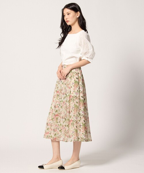 TOCCA(トッカ)の「CHARM FIELD スカート(スカート・レディース・ピンク系5/アイボリー系5・0/4)」の15枚目の写真