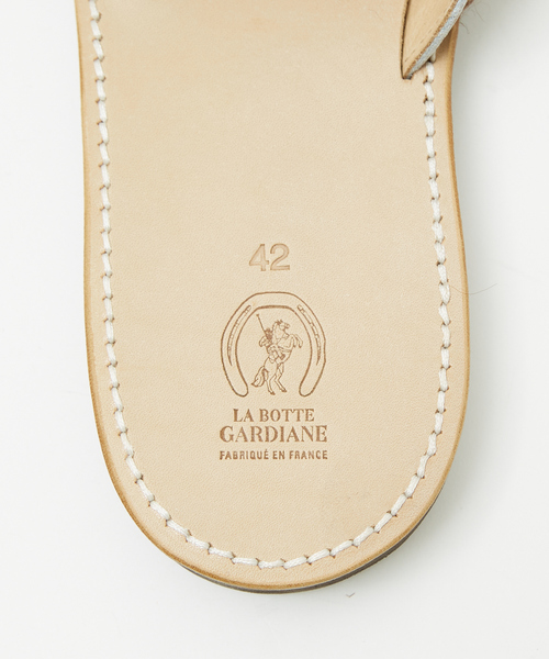La Botte Gardiane（ラボッタガルディエーヌ）の「【LA BOTTE GARDIANE / ラ ボッタ ガルディエーヌ 】ハラコサンダル（サンダル・メンズ・ブラウン・41/42/43）」の10枚目の写真