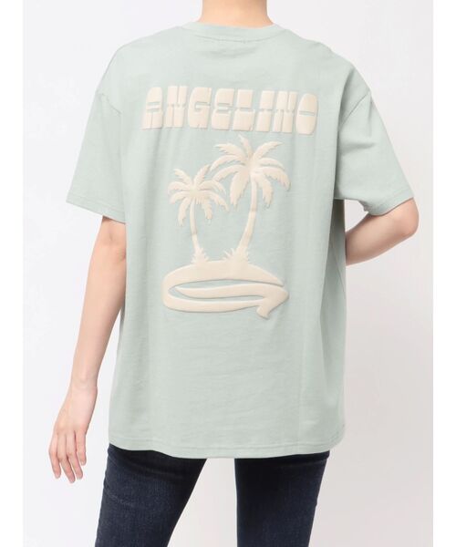 GYDA（ジェイダ）の「ANGELINO BIG Tシャツ（Tシャツ/カットソー・レディース・ブラック/オリーブ/オフホワイト/ピンク・FREE）」の3枚目の写真