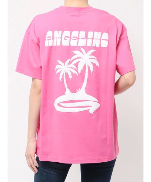 GYDA（ジェイダ）の「ANGELINO BIG Tシャツ（Tシャツ/カットソー・レディース・ブラック/オリーブ/オフホワイト/ピンク・FREE）」の4枚目の写真