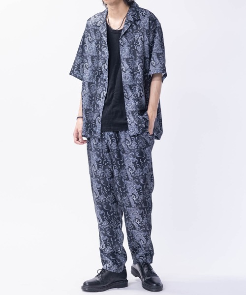 JOHN'S CLOSET(ジョンズクローゼット)の「【3】とろみジョーゼット マルチパターン 総柄レギュラーカラーシャツ ストレッチ/接触冷感/吸水速乾/UVカット/新色追加(シャツ/ブラウス・メンズ・その他1/その他2/その他3/その他5/その他4/その他6/その他7/その他8・MEDIUM/LARGE/X-LARGE)」の15枚目の写真