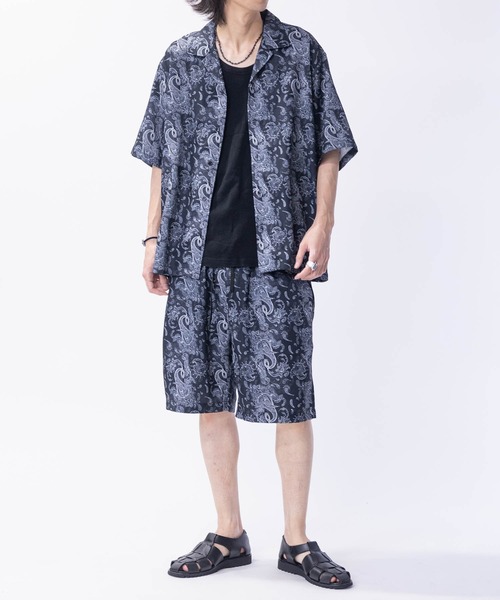 JOHN'S CLOSET(ジョンズクローゼット)の「【3】とろみジョーゼット マルチパターン 総柄レギュラーカラーシャツ ストレッチ/接触冷感/吸水速乾/UVカット/新色追加(シャツ/ブラウス・メンズ・その他1/その他2/その他3/その他5/その他4/その他6/その他7/その他8・MEDIUM/LARGE/X-LARGE)」の12枚目の写真