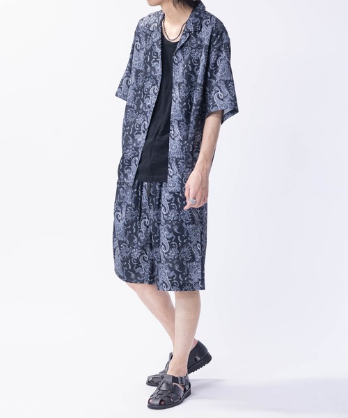 JOHN'S CLOSET(ジョンズクローゼット)の「【3】とろみジョーゼット マルチパターン 総柄レギュラーカラーシャツ ストレッチ/接触冷感/吸水速乾/UVカット/新色追加(シャツ/ブラウス・メンズ・その他1/その他2/その他3/その他5/その他4/その他6/その他7/その他8・MEDIUM/LARGE/X-LARGE)」の13枚目の写真