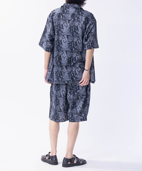 JOHN'S CLOSET(ジョンズクローゼット)の「【3】とろみジョーゼット マルチパターン 総柄レギュラーカラーシャツ ストレッチ/接触冷感/吸水速乾/UVカット/新色追加(シャツ/ブラウス・メンズ・その他1/その他2/その他3/その他5/その他4/その他6/その他7/その他8・MEDIUM/LARGE/X-LARGE)」の14枚目の写真