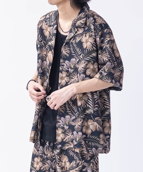 JOHN'S CLOSET(ジョンズクローゼット)の「【3】とろみジョーゼット マルチパターン 総柄レギュラーカラーシャツ ストレッチ/接触冷感/吸水速乾/UVカット/新色追加(シャツ/ブラウス・メンズ・その他1/その他2/その他3/その他5/その他4/その他6/その他7/その他8・MEDIUM/LARGE/X-LARGE)」の19枚目の写真
