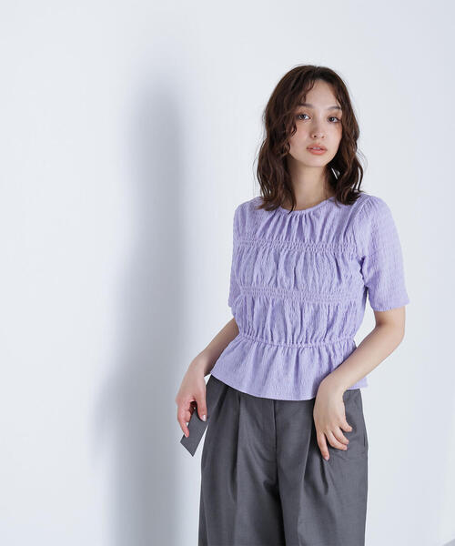 【新品】NATURAL BEAUTY BASIC ペプラム シャツ 楽天市場】【SALE／60%OFF】タックペプラムブラウス NATURAL