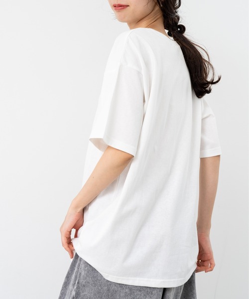 refinedworks（リファインドワークス）の「【refinedworks】人気の アニマル デザインTシャツ（Tシャツ/カットソー・レディース・ホワイト/ベージュ・FREE）」の17枚目の写真