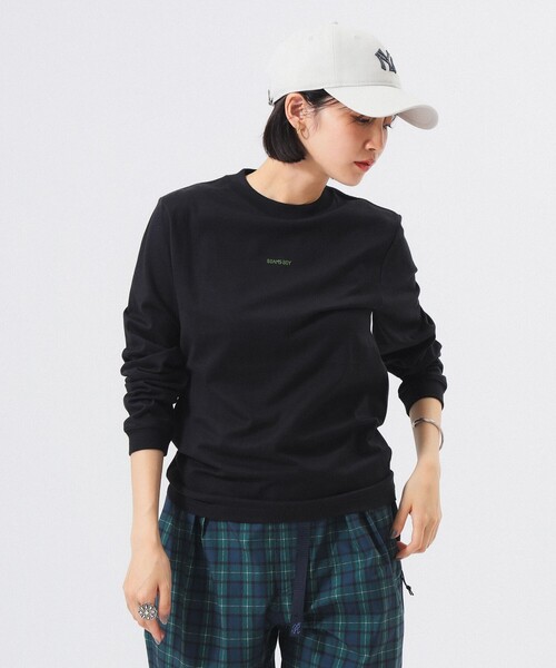 BEAMS BOY（ビームスボーイ）の「【1/15再値下げ】ボーイ ミニロゴ ロングスリーブ Tシャツ（Tシャツ/カットソー・レディース・ホワイト系その他7/ブラック/ブルー/グリーン・1/2/3）」の9枚目の写真
