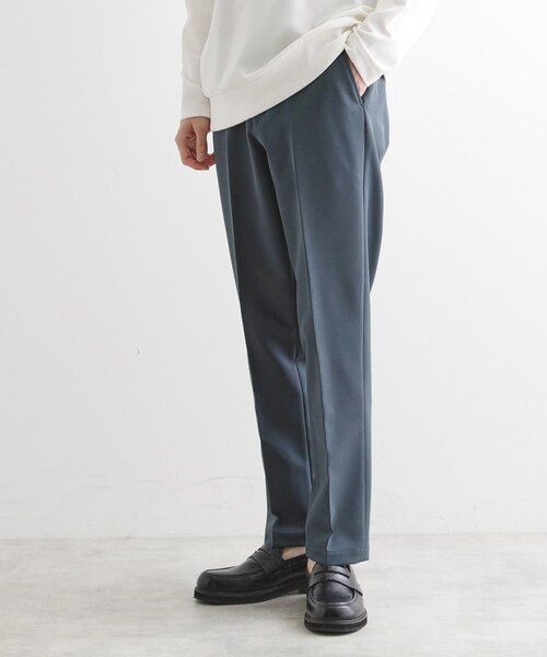 tk.TAKEO KIKUCHI(ティーケータケオキクチ)の「◆【セットアップ対応】360度ストレッチ スリムテーパードパンツ(その他パンツ・メンズ・ブラウン系その他/ブルー/ブラック・01/02/03/04)」の1枚目の写真