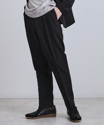 ◆【セットアップ対応】360度ストレッチ スリムテーパードパンツ