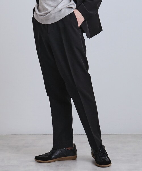 tk.TAKEO KIKUCHI(ティーケータケオキクチ)の「◆【セットアップ対応】360度ストレッチ スリムテーパードパンツ(その他パンツ・メンズ・ブラウン系その他/ブルー/ブラック・01/02/03/04)」の2枚目の写真