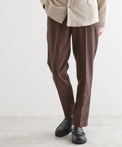 tk.TAKEO KIKUCHI(ティーケータケオキクチ)の「◆【セットアップ対応】360度ストレッチ スリムテーパードパンツ(その他パンツ・メンズ・ブラウン系その他/ブルー/ブラック・01/02/03/04)」の12枚目の写真