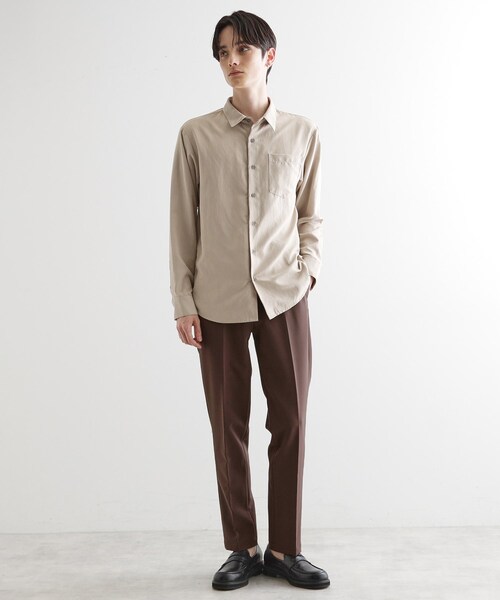 tk.TAKEO KIKUCHI(ティーケータケオキクチ)の「◆【セットアップ対応】360度ストレッチ スリムテーパードパンツ(その他パンツ・メンズ・ブラウン系その他/ブルー/ブラック・01/02/03/04)」の13枚目の写真