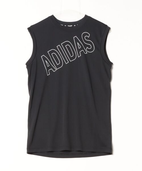 adidas（アディダス）の「アディダス adidas M COOL BIG LOGO（タンクトップ・メンズ・ブラック/ホワイト・S/M/L/LL/3L）」の2枚目の写真