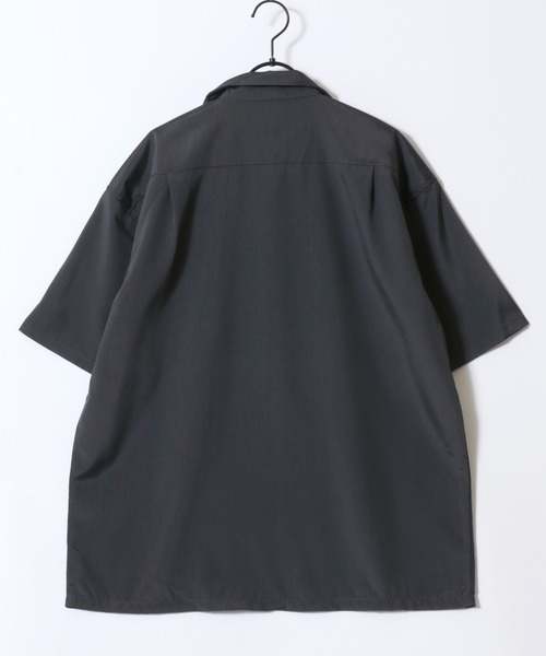 SITRY(シトリー)の「Open Collarr Shirt & Tapered Trousers/ポリストレッチ オープンカラーシャツ&テーパードパンツ セットアップ 上下セット(セットアップ・メンズ・チャコール/ブラック/ベージュ/ネイビー・M/L/XL)」の8枚目の写真