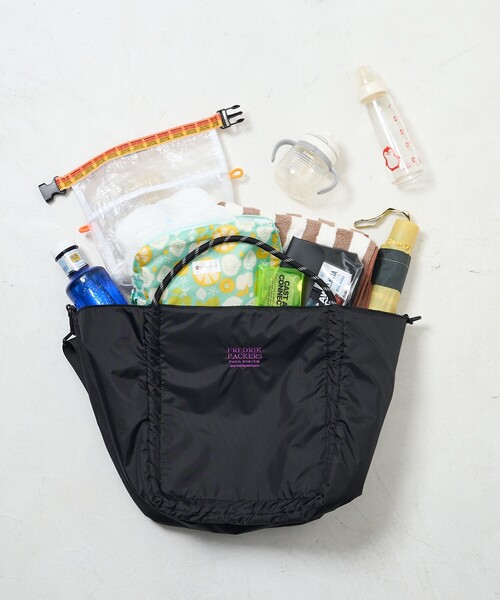 FREAK'S STORE(フリークスストア)の「FREDRIK PACKERS × FREAK'S STORE/フレドリックパッカーズ TAM L【限定展開】/2WAYバッグ/ペアレンツバッグ(ショルダーバッグ・レディース・レオパード/ブラック・ONE SIZE)」の1枚目の写真