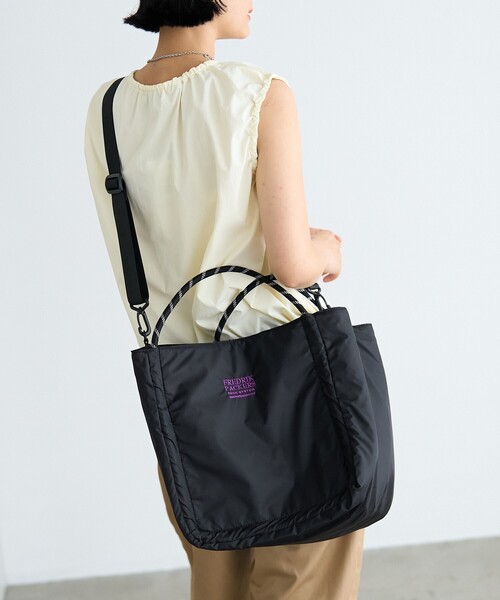 FREAK'S STORE(フリークスストア)の「FREDRIK PACKERS × FREAK'S STORE/フレドリックパッカーズ TAM L【限定展開】/2WAYバッグ/ペアレンツバッグ(ショルダーバッグ・レディース・レオパード/ブラック・ONE SIZE)」の5枚目の写真