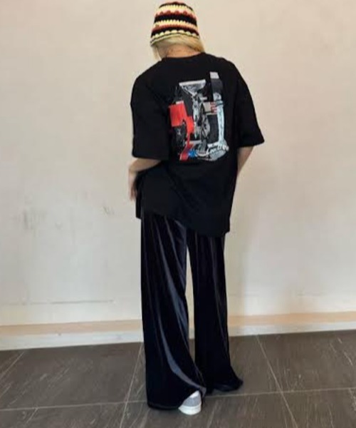 Good Time Apartment（グッドタイムアパートメント）の「【Good Time Apartment】【キッズサイズ有り】Ms GRAPHIC T-SHIRT（Tシャツ/カットソー・レディース・ブラック/ホワイト・S/M/L/XL/150）」の17枚目の写真