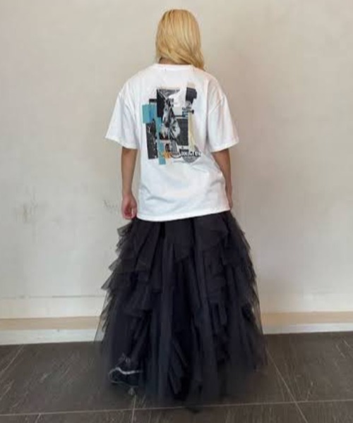 Good Time Apartment（グッドタイムアパートメント）の「【Good Time Apartment】【キッズサイズ有り】Ms GRAPHIC T-SHIRT（Tシャツ/カットソー・レディース・ブラック/ホワイト・S/M/L/XL/150）」の12枚目の写真