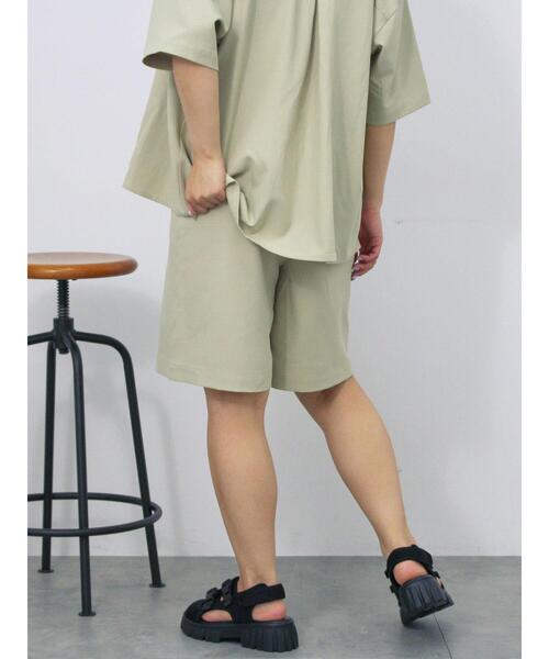ehka sopo(エヘカソポ)の「イージーショートパンツ(その他パンツ・レディース・グリーン/ベージュ/グレー・F)」の6枚目の写真