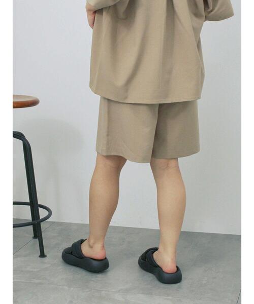 ehka sopo(エヘカソポ)の「イージーショートパンツ(その他パンツ・レディース・グリーン/ベージュ/グレー・F)」の14枚目の写真