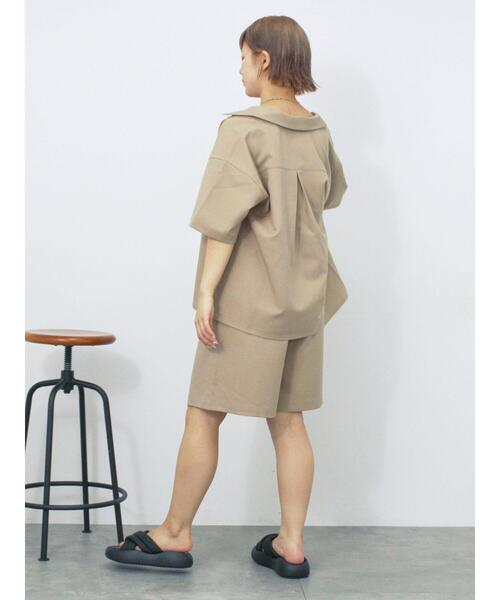 ehka sopo(エヘカソポ)の「イージーショートパンツ(その他パンツ・レディース・グリーン/ベージュ/グレー・F)」の17枚目の写真