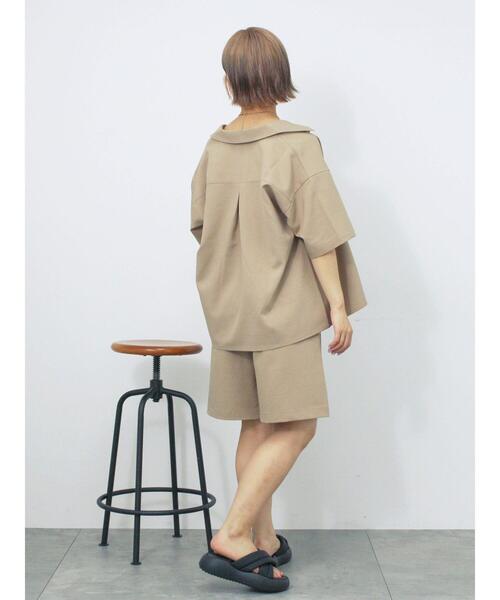 ehka sopo(エヘカソポ)の「イージーショートパンツ(その他パンツ・レディース・グリーン/ベージュ/グレー・F)」の18枚目の写真