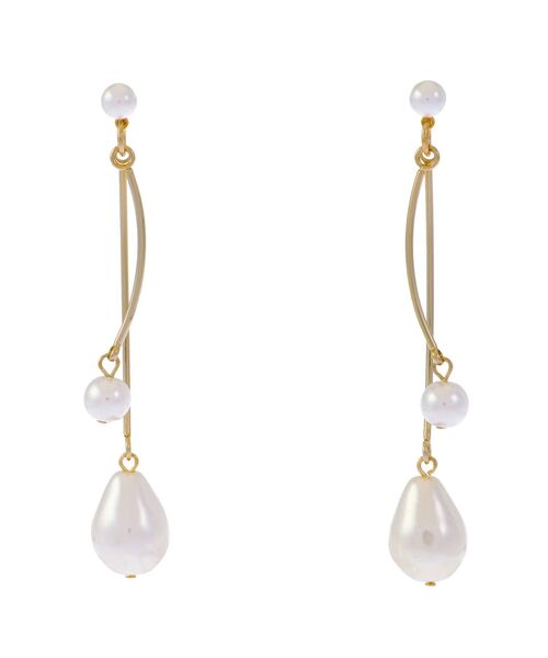 LAGUNAMOON(ラグナムーン)の「LADYフェイクパールチェリーピアス(ピアス(両耳用)・レディース・シルバー/ゴールド・FREE)」の2枚目の写真