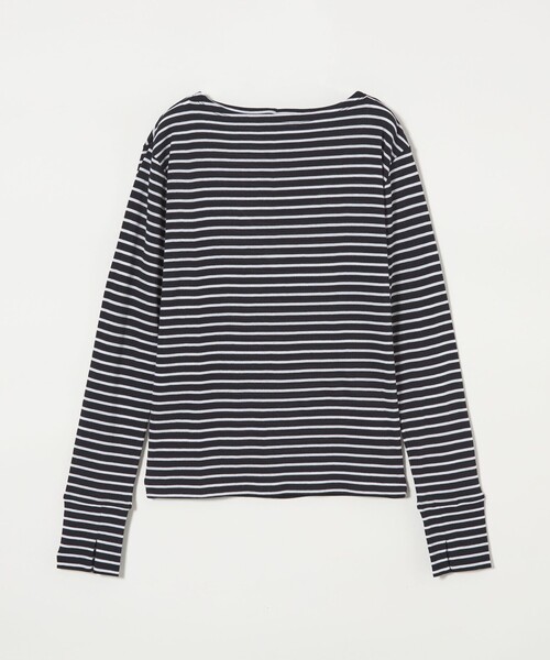EMMEL REFINES(エメルリファインズ)の「<EMMEL REFINES>EM テレコ ボートネック ロングスリーブ カットソー(Tシャツ/カットソー・レディース・ホワイト/レッド/ライム/その他1・FREE)」の4枚目の写真