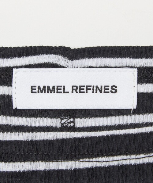 EMMEL REFINES(エメルリファインズ)の「<EMMEL REFINES>EM テレコ ボートネック ロングスリーブ カットソー(Tシャツ/カットソー・レディース・ホワイト/レッド/ライム/その他1・FREE)」の19枚目の写真