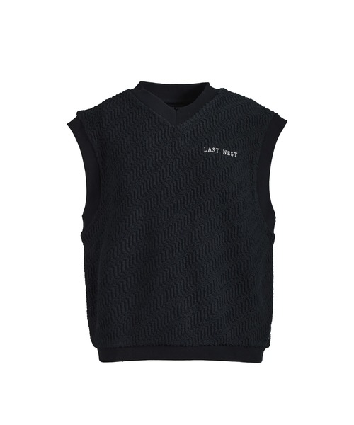 【完売品✨️】LAST NEST / Logo Emb Knit Vest LAST NEST(ラストネスト)商品ページ - Logo Emb Knit Vest