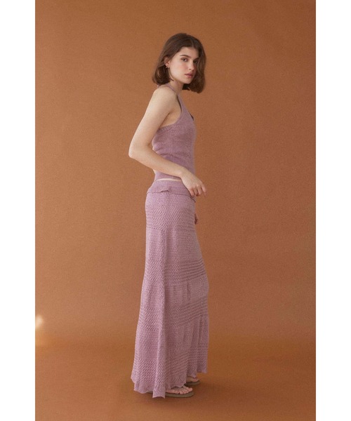 ALEXIA STAM アリシアスタン サテンスカート セール】Wellness High Neck Long Sleeve Dress /背中開き