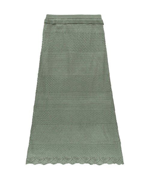 ALEXIA STAM(アリシアスタン)の「Knit Maxi Flare Skirt /ニットロングスカート(スカート・レディース・ブラウン/グリーン/ピンク・M/S)」の20枚目の写真