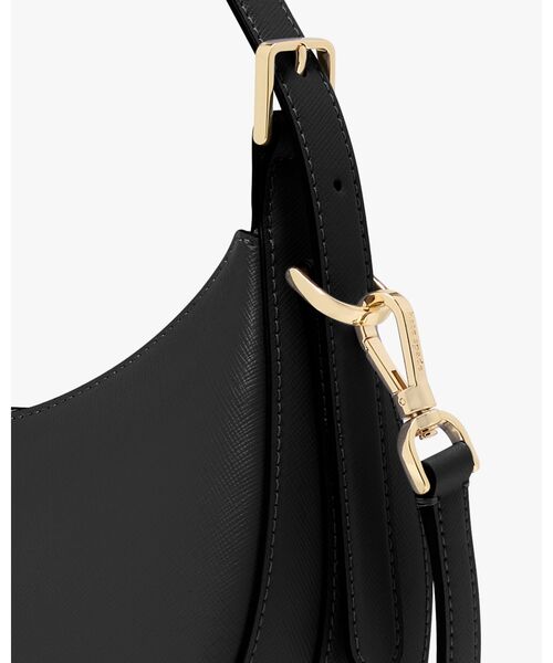 kate spade new york（ケイトスペード ニューヨーク）の「マディソン クレセント ショルダー バッグ（ショルダーバッグ・レディース・ブラック・ONESIZE）」の6枚目の写真