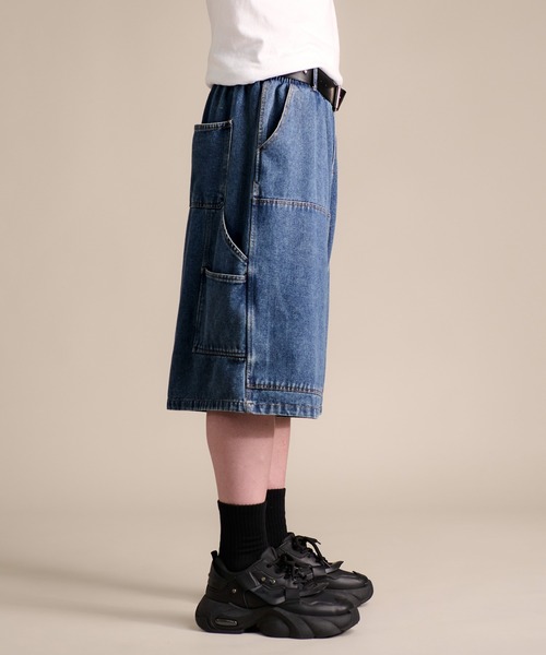 CALIFORNIA OUTFITTERS(カリフォルニア アウトフィッターズ)の「7A5 ワイドデニム ハーフパンツ 853(デニムパンツ・メンズ・ライトブルー/ブルー/ブルー系その他・M/L)」の8枚目の写真