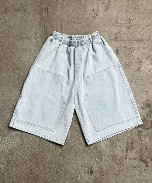CALIFORNIA OUTFITTERS(カリフォルニア アウトフィッターズ)の「7A5 ワイドデニム ハーフパンツ 853(デニムパンツ・メンズ・ライトブルー/ブルー/ブルー系その他・M/L)」の22枚目の写真