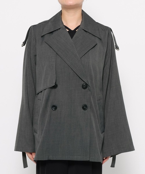 HARE 2wayコート グレー セット商品 LADIES】ソデ2WAYトレンチジャケット | [公式]ハレ（HARE）通販