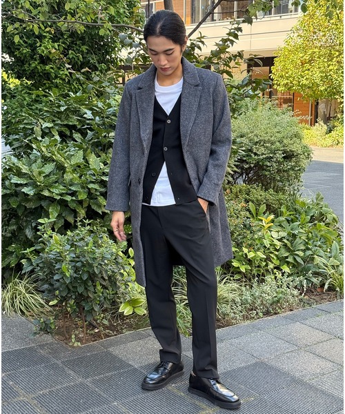 BANANA REPUBLIC FACTORY STORE(バナナリパブリック ファクトリーストア)の「BANANA REPUBLIC FACTORY STORE ウールトップコート(チェスターコート・メンズ・グレー/キャメル・S/M/L/XL)」の5枚目の写真