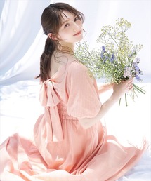 SWINGLE（スウィングル）の「バックリボンヴィーナスワンピース（ワンピース）」