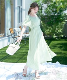 SWINGLE（スウィングル）の「バックリボンヴィーナスワンピース（ワンピース）」