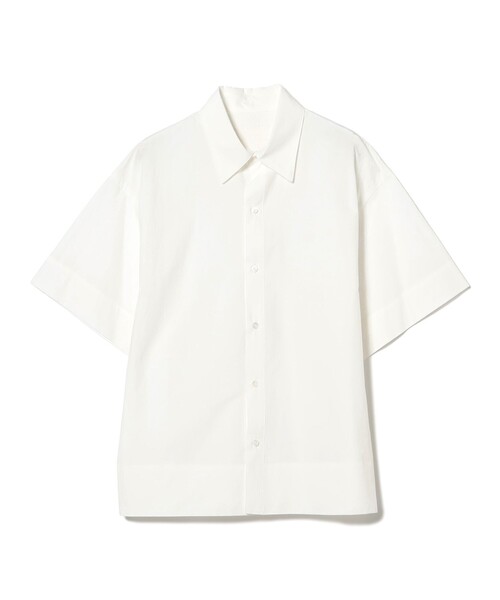 Demi-Luxe BEAMS（デミルクス ビームス）の「【1/9再値下げ】AK+1 / ハーフスリーブ コットン シャツ（シャツ/ブラウス・レディース・サックスブルー/ホワイト・ONE SIZE）」の20枚目の写真