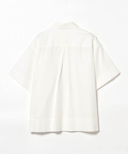 Demi-Luxe BEAMS（デミルクス ビームス）の「【1/9再値下げ】AK+1 / ハーフスリーブ コットン シャツ（シャツ/ブラウス・レディース・サックスブルー/ホワイト・ONE SIZE）」の19枚目の写真